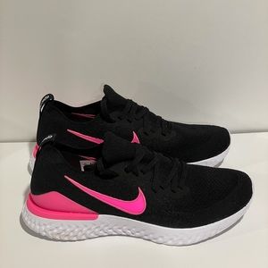 nike epic react black pink